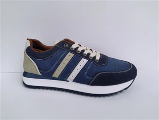 Navy runner-sneaker til mænd